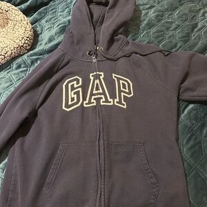 GAP Navy Blue Hoodie with Logo
